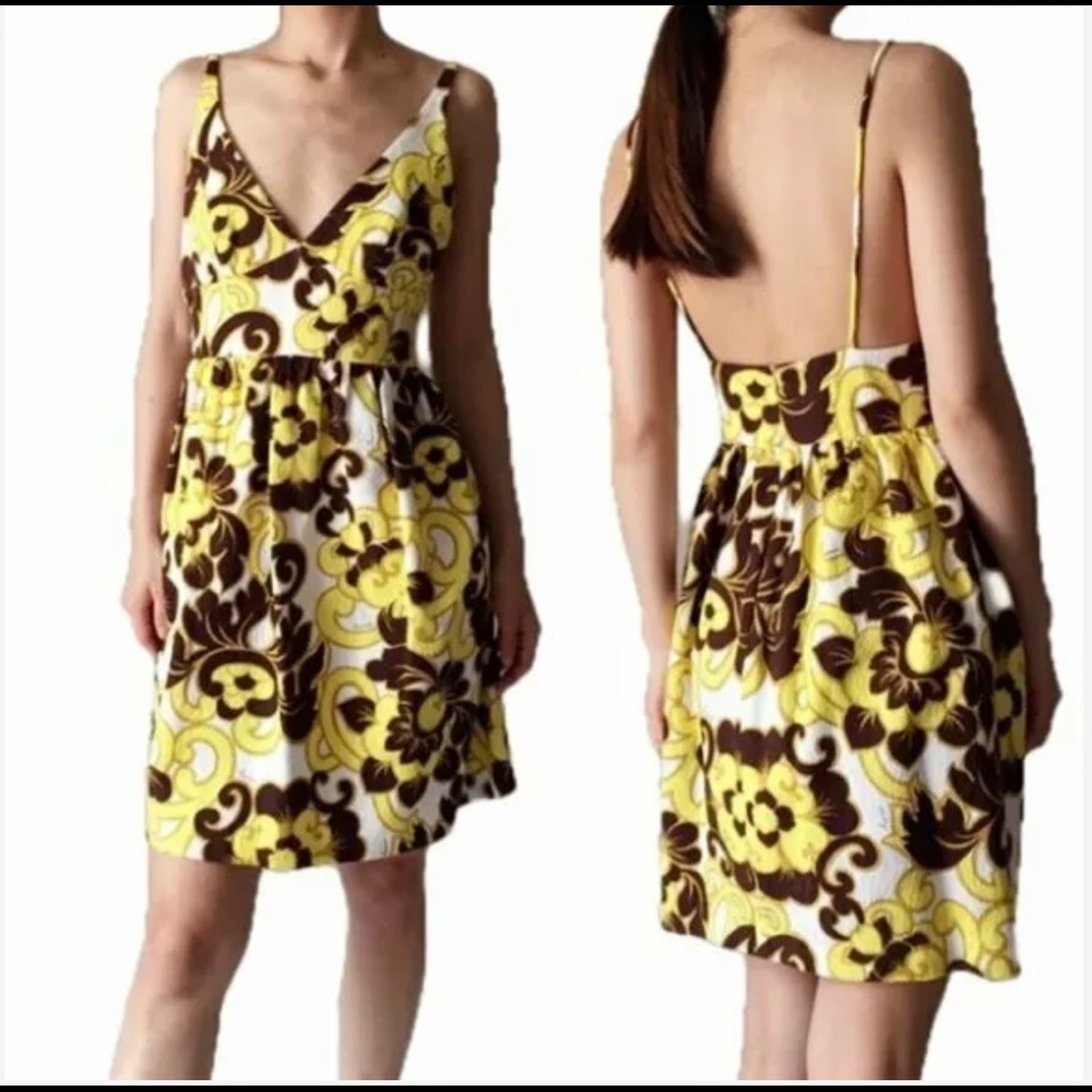 Milly of New York Floral Print Cotton Sundress Size 4
